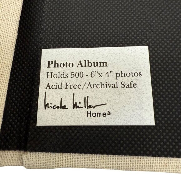 FAMILY Photo Album Large Holds 500 Photos 4x6" by Nicole Miller Home - Picture 5 of 13
